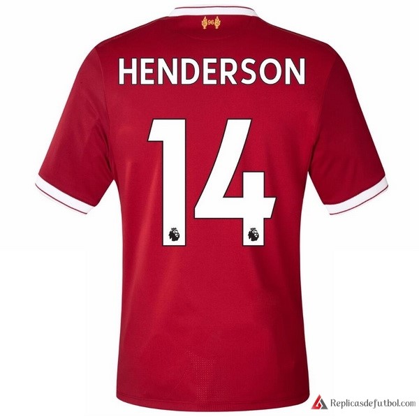 Camiseta Liverpool Primera equipación Henderson 2017-2018